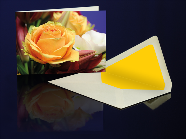 Greeting Card Yellow Rose from the Katharine Siegling Colletion